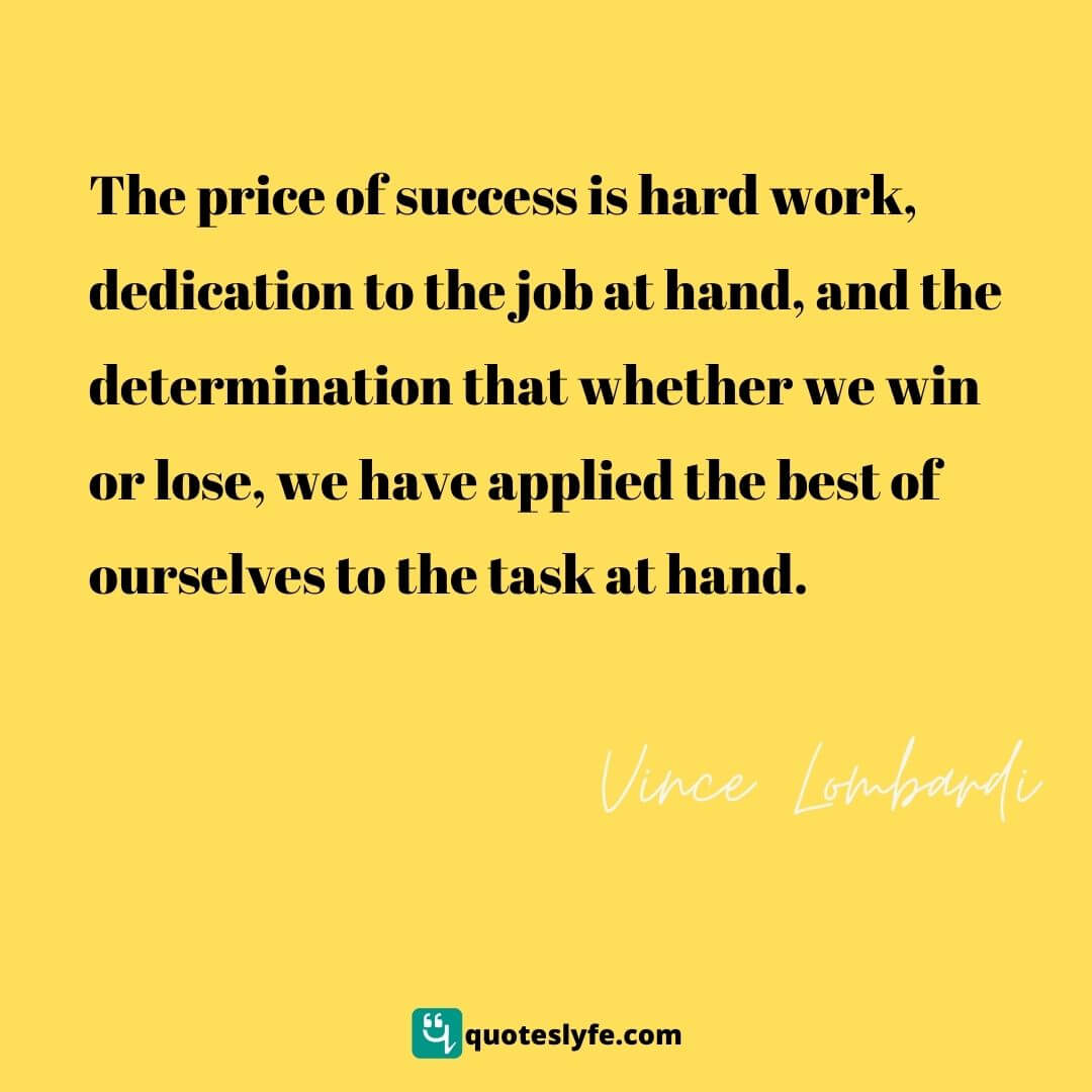 Top Vince Lombardi Quotes to Help Achieve Excellence - QuotesLyfe