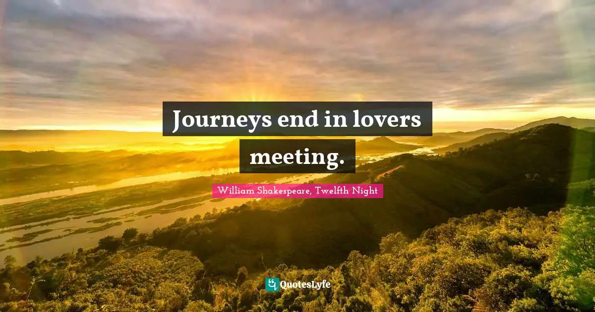 journey's end at lovers meeting