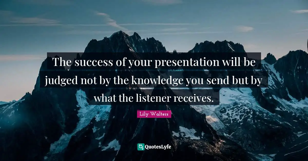 business presentation quotes