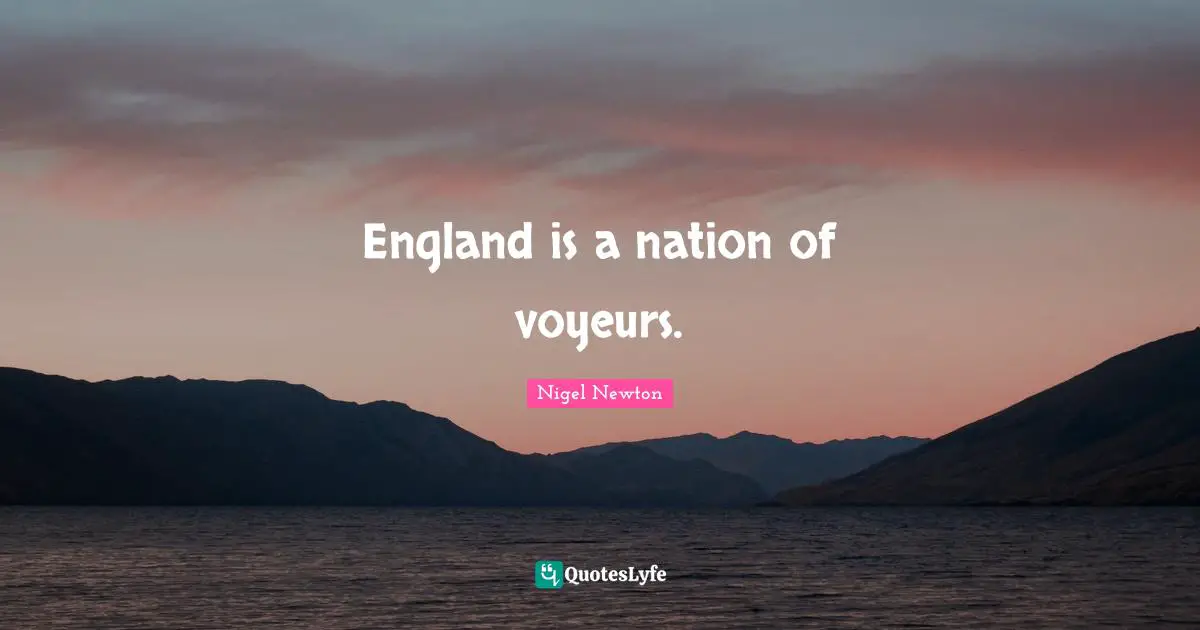 England is a nation of voyeurs... hq image
