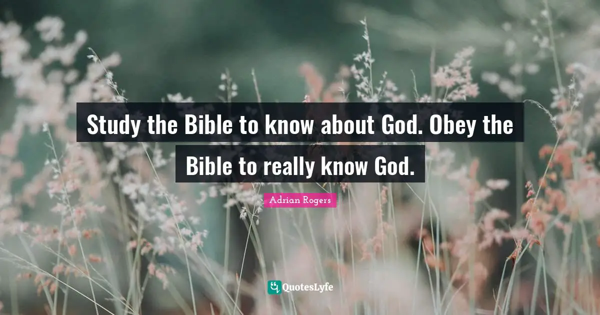 study-the-bible-to-know-about-god-obey-the-bible-to-really-know-god