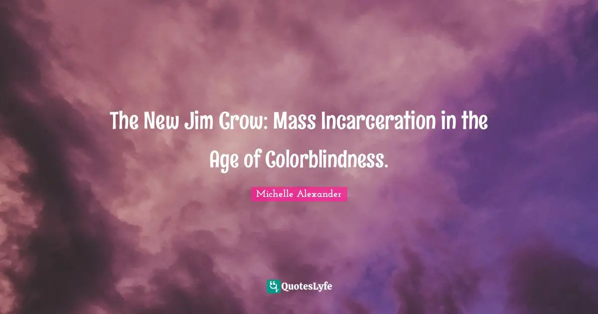 The New Jim Crow: Mass Incarceration in the Age of Colorblindness ...